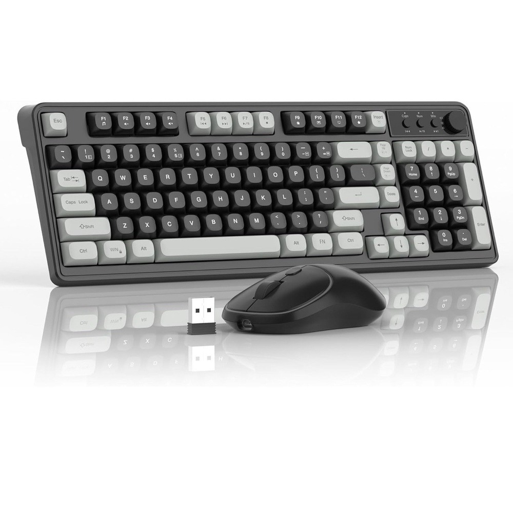MageGee V560 RGB Wireless Gaming Keyboard Mouse Combo Rechargeable for PC Mac